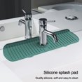 thumbnail image 6 of Durable Water Catcher Bathroom Faucet Mat Draining Pad Countertop Protector Sink Splash Guard GREEN MEDIUM, 6 of 8