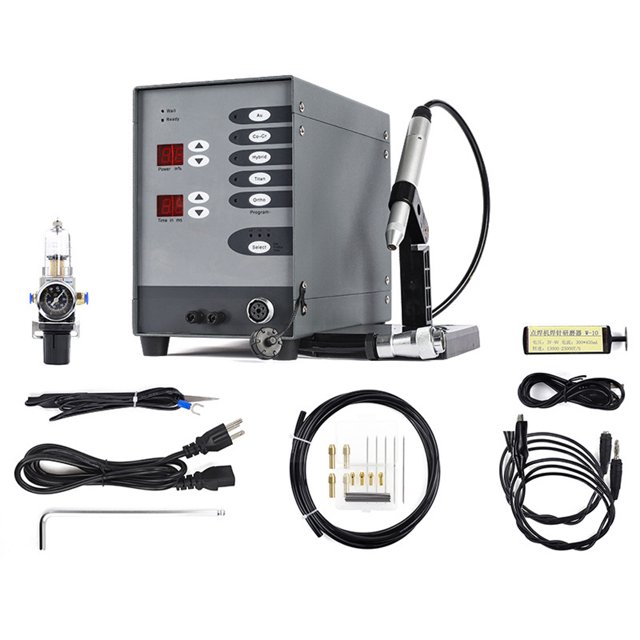 High Spotwelder Automatic Welding Machine Argon Arc Spots Welders Multifunctional Welding Machine for Welding Gold Silver Jewelry
