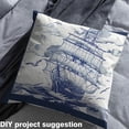 thumbnail image 2 of jejeloiu Vintage Sailboat Fabric by the Yard 1 Yard, Nautical Theme Sewing Fabric, Ocean Sea Marine Adventure Room Decor Fabric by the Yard, Breathable Home Decor, 2 of 6