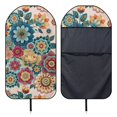 thumbnail image 5 of Garronmavis Car Seat Towel Cover 1 PC Waterproof Stain Resistant Washable Universal Fit Front Seat Protector Applicable for Cars SUVs Trucks Sedans Vans Auto Interior Accessory, 5 of 8