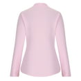 thumbnail image 6 of ABATAB Long Sleeve Blazers for Women Lightweight Casual Zip up Business Suit Jackets Fashion Slim Fit Work Office Outerwear(Large,Pink), 6 of 6