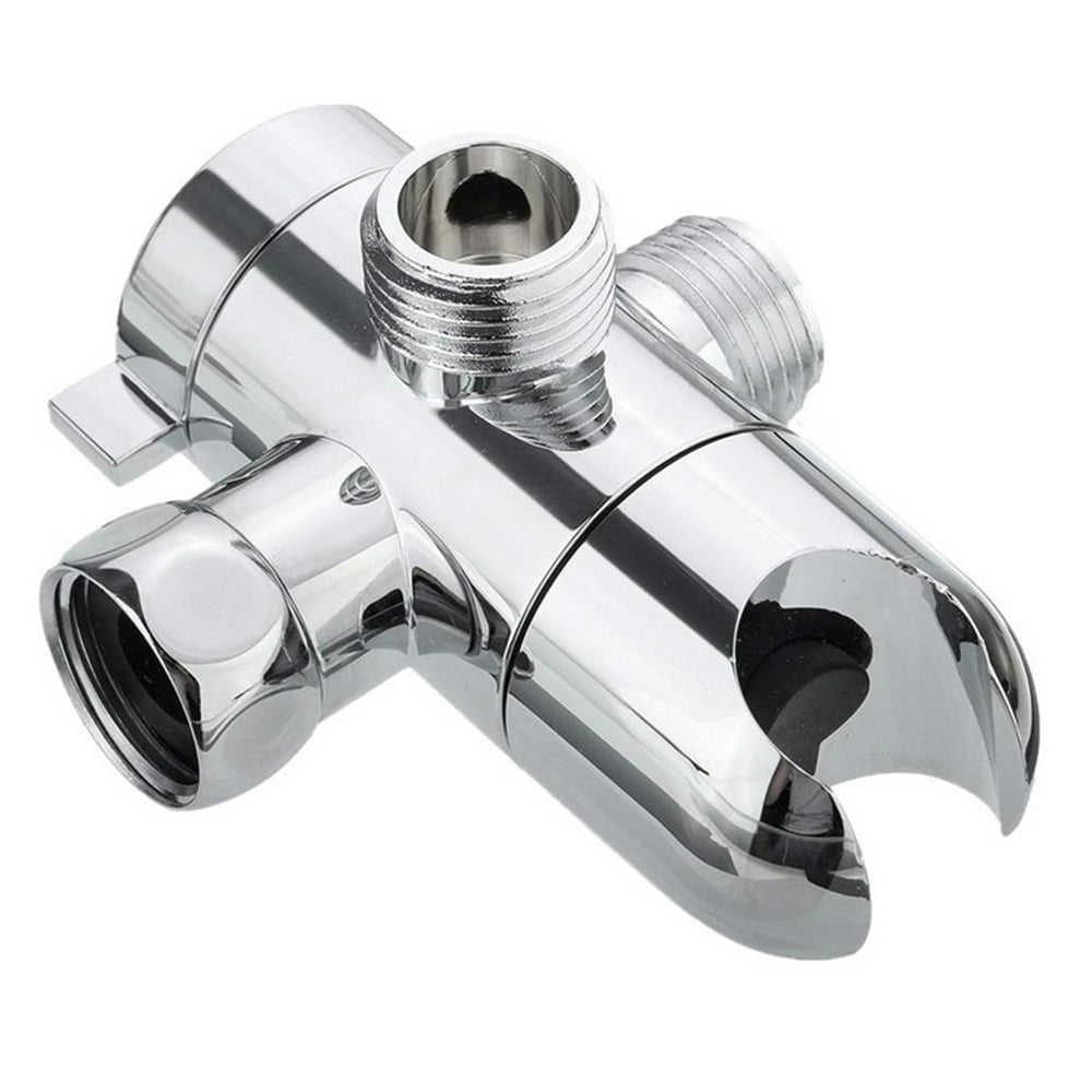  3Way Shower Diverter Valve Mount G1/2 Handheld Shower Arm Diverter