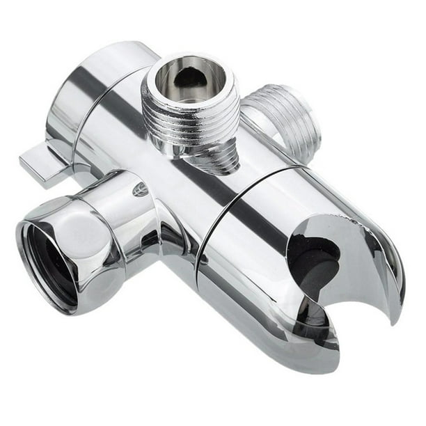  3Way Shower Diverter Valve Mount G1/2 Handheld Shower Arm Diverter