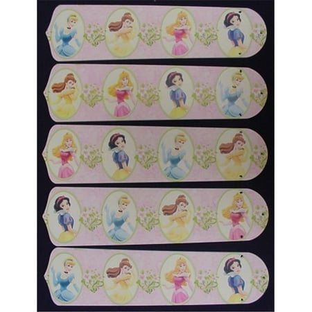 

Ceiling Fan Designers 52SET-DIS-PPD Disney Princesses- Dancing 52 in. Ceiling Fan Blades Only