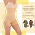 thumbnail image 6 of GOLD CARP Shapewear Women Tummy Control Body Shaper Knickers High Waist Underpants Butt Lifter Shorts Lace Underwear Seamless Smooth Panties Beige(Side Lace) M/L, 6 of 6
