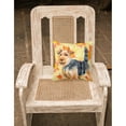 thumbnail image 2 of Carolines Treasures BB9961PW1818 Welsh Terrier Fall Fabric Decorative Pillow  18H x18W multicolor, 2 of 2