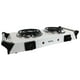 thumbnail image 2 of Parrilla electrica con termostato doble agarradera, blanco Disa Home PARRELASA-2TB, 2 of 2