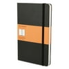 Hard Cover Notebook, 1 Subject, Narrow Rule, Black Cover, 8.25 X 5, 192 Sheets | Bundle of 2 Each