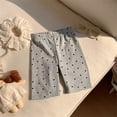 thumbnail image 2 of JIAYUE Kids Girls Casual Shorts Leopard Printed Playwear Stretchy Fit Elastic Waist Straight Leg Comfortable Soft Summer Breathable Everyday Bottoms, 2 of 3