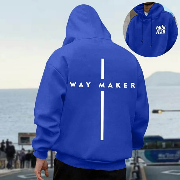 MHFRRA Sudaderas y Sudaderas para Hombre, Jersey de Manga Larga con Estampado para Uso Casual, Actividades Al Aire Libre y Comodidad En El Hogar Azul