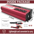thumbnail image 5 of Car Power Inverter DC 12V to AC 110V RV Solar Converter 3 AC 4 USB Outlets, 5 of 8