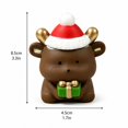 thumbnail image 3 of Christmas Bear Squishy Slow Rising Squishy Toy Stress Ball Fidget for Kids Adults Cute Cartoon Squishies Classroom Sensory Goodie Bag Filler Stocking Stuffer Fun, 3 of 6