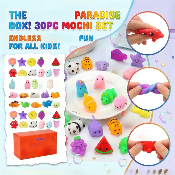 Stress Reliever Toys Fidget Squeeze Toy Slow Rising Animal Sensory Toy for Stress Relief and Focus Kids Ages 4-12 Classroom Birthday Party Goodie Bag Gift Soft TPR Silicone Mini Toy