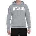 thumbnail image 2 of Wild Bobby State of Wyoming College Style Unisex Hoodie Sweatshirt, 2 of 6