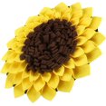 thumbnail image 3 of Dog Snuffle Mat Flower Shape Pet Slow Feeding Pad Pet Treat Interactive Puzzle Dispenser Toys Nosework Blanket for Feeding Medium Large Dogs Breed, Feed Game for Boredom, 3 of 8