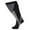 Black, variant on 3 Pairs Big and Tall Plus Size Compression Socks for Women Men Wide Calf 15-30mmhg Extra Large Knee High Support for Sports Nurses Circulation 2XL-7XL