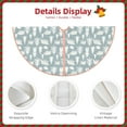 thumbnail image 3 of Fotbe Polar Bears And Snowy Winter Pattern Christmas Tree Skirt, Tree Skirts Plush Christmas Decorations, Christmas Tree Skirts Xmas Decorations Holiday Party Decor-36", 3 of 6