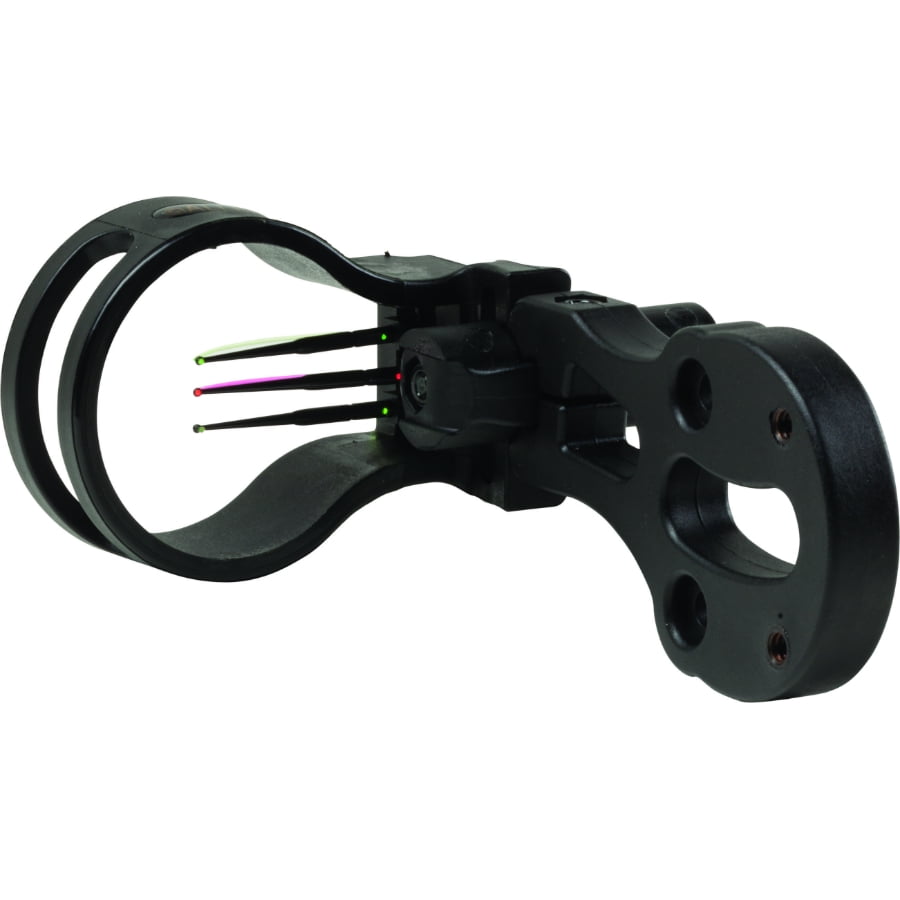 Allen KONIX 3 pin bow sight site fiber optic target  RH LH hunting Black 15190 
