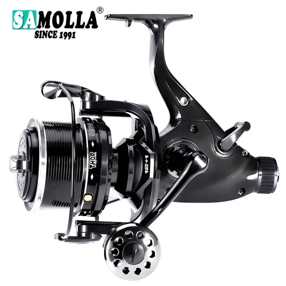 New Carp Fishing Reel Spinning Reels Max Double Drag 27kg 12 1BB Carretilha De Pesca Accesorios Mar Peche En Mer Salt/Freshwater