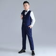 thumbnail image 5 of FLMEI Kids Teen Boy's Tuxedos Toddler 3Pcs Formal Suits Set Youth Slim Fit Suit for Weddings,Boys Dress Suits Boy Tuxedo Set for 5-16T, 5 of 7