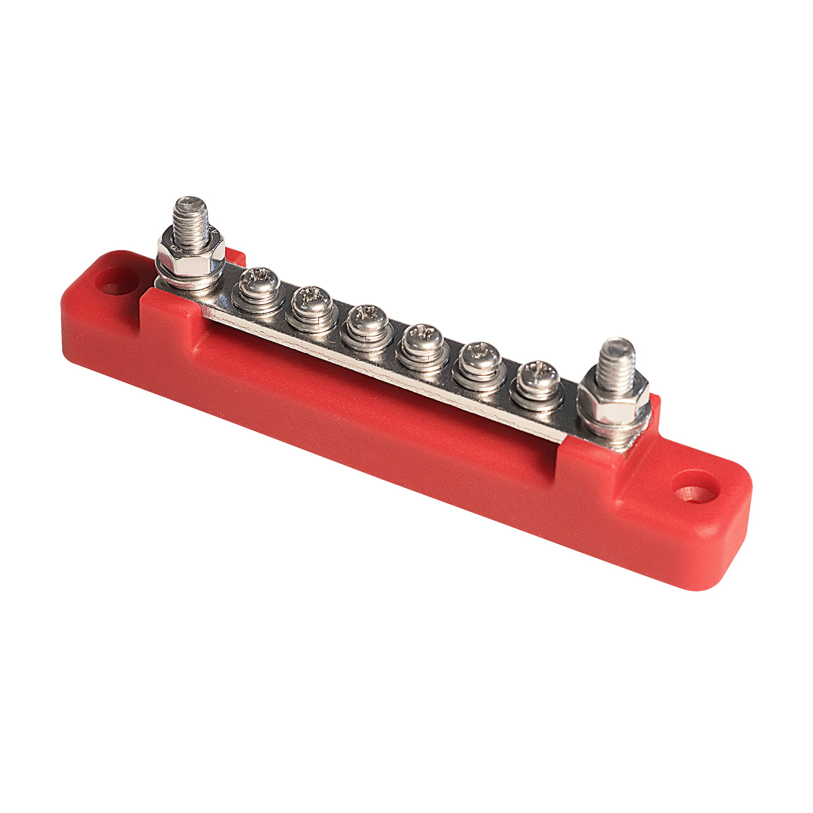 Single Stud Type Junction Blocks 150A Busbar with M8 Busbar with M6 Flange  Mounting Black