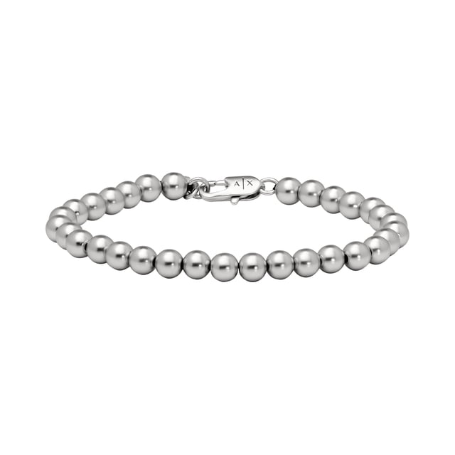 Pulsera Armani Exchange A|X para Hombre en Latón con Tono Plateado