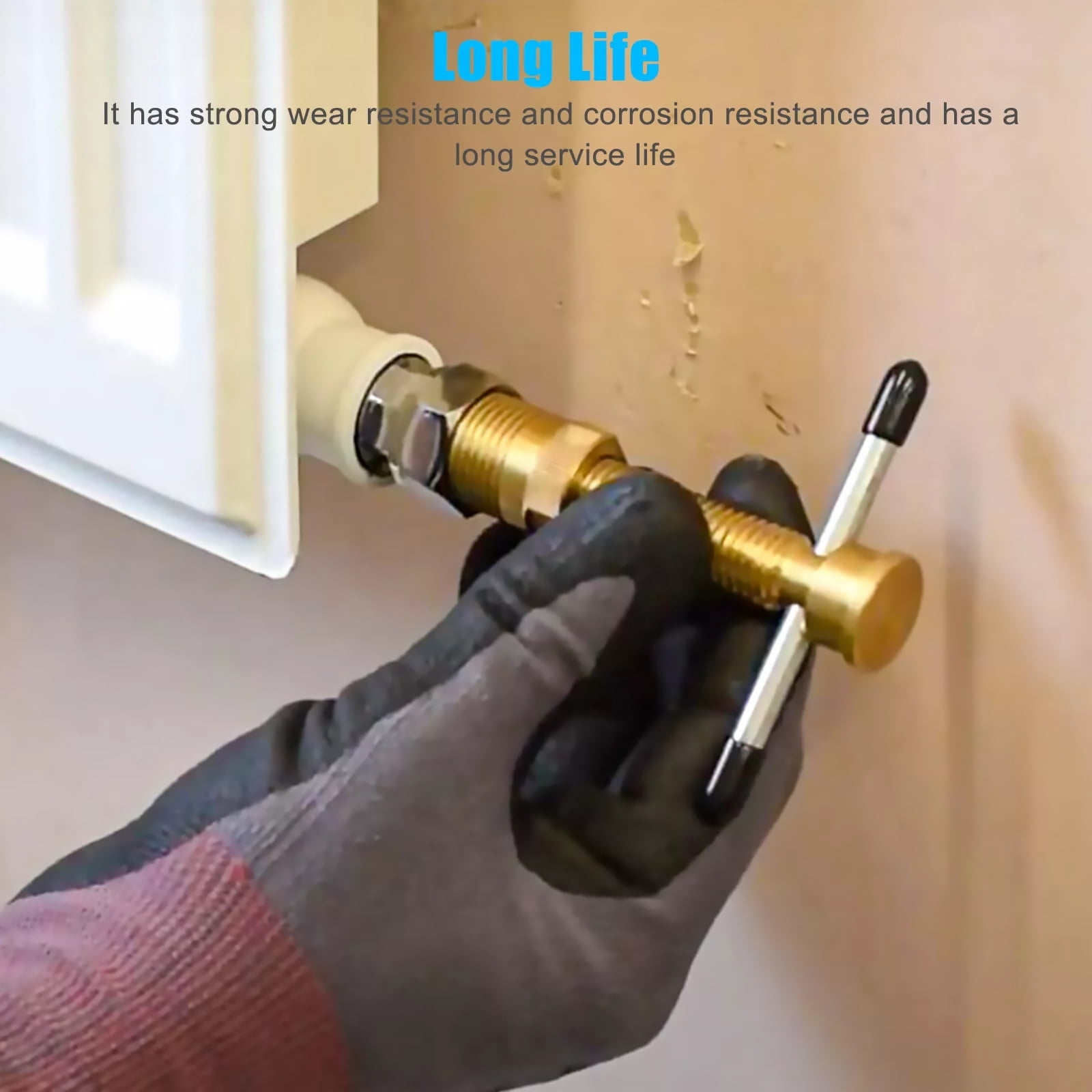 Durable Brass Olive Remover High Strength, Corrosion-Resistant Tool for HVAC Pipes for 22mm & 15mm
