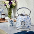 thumbnail image 2 of VQ Laura Ashley SS 1.7L Dome Kettle, China Rose, 2 of 9