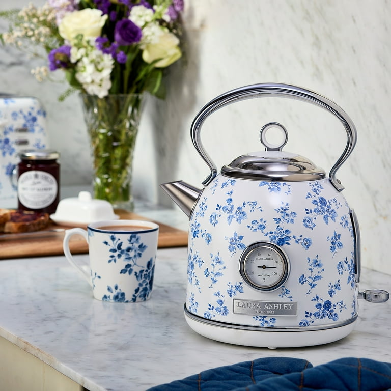 VQ Laura Ashley SS 1.7L Dome Kettle, China Rose - Walmart.com