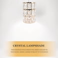 thumbnail image 4 of Crystal Lampshade European Style Simple Lamp Shade Wall Lamp Cover Decor, 4 of 8