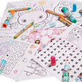 thumbnail image 6 of Gabbys Dollhouse Girls Art Kit with Carrying Tin Gel Pens Markers Stickers 200 Pc, 6 of 9
