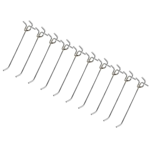 Ganchos para tablero de clavija, soporte de herramientas de montaje en pared, estantería, accesorios de ganchos de pared, 10 Uds. Estilo B kusrkot Ganchos para listones
