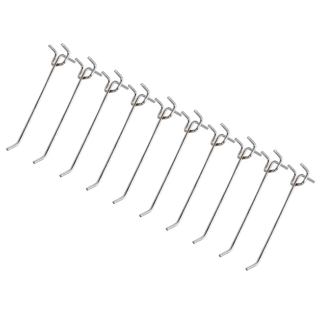 Ganchos para tablero de clavijas, accesorios para tablero de clavijas, ganchos de pared de listones, accesorios para Hobby, 10 Uds. Estilo B Cola Ganchos para listones