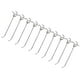 thumbnail image 1 of Ganchos para tablero de clavija, soporte de herramientas de montaje en pared, estantería, accesorios de ganchos de pared, 10 Uds. Estilo B kusrkot Ganchos para listones, 1 of 8