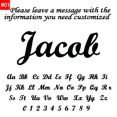 thumbnail image 1 of Personalized Name Necklace Custom Pendant Stainless Stee Gold 5mm Cuban Chain Necklaces for Women Men Customized Letter Jewelry, 1 of 5