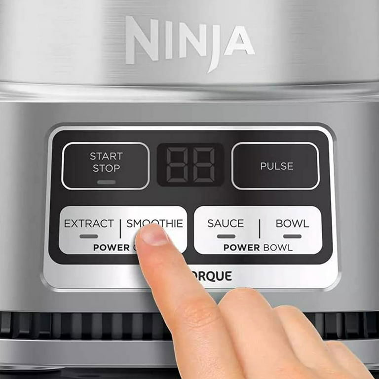 Ninja SS101 Foodi Power Nutri Duo Bowl Maker and Personal Blender - Silver  -USED
