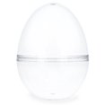 thumbnail image 3 of Set of 3 Clear Plastic Standing Egg Ornaments 3.58 Inches (91 mm), 3 of 5