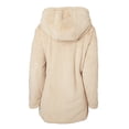 thumbnail image 5 of Sportoli Womens Winter Coat Reversible Faux Fur Lined Quilted Puffer Jacket - Beige (Small), 5 of 8