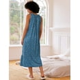 thumbnail image 3 of Ekouaer Women's Nightgowns Long Sleeveless Night gown with Pockets Soft Ladies Nightdress, 3 of 7