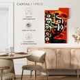 thumbnail image 5 of Elephant Stock Dreaming African Woman Wall Art - Vertical Canvas Wall Art - Living Room Wall Decor - People Canvas - Black And Orange Decor By Emmanuel Signorino - 32" x 48", 5 of 8