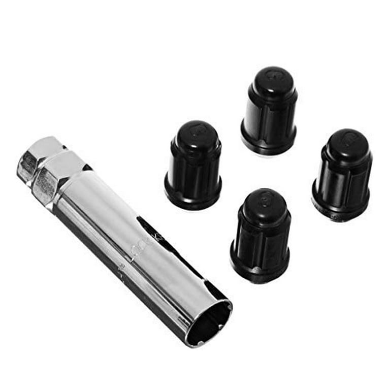 Gorilla Wheel Locks 12mm x 1.5 Black Chrome (4pk) Gorilla Wheel Locks 12mm x 1.5 Black Chrome (4pk)