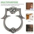 thumbnail image 2 of Minkissy European Style Elegant Door Security Knocker Smooth Base Design For Enhanced Durability Door Decor, 2 of 6