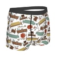 thumbnail image 2 of KLL Art Of Living Men's Cotton Boxer Briefs Underwear-Small, 2 of 8