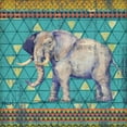 thumbnail image 2 of Brent, Paul 12x12 Black Ornate Wood Framed with Double Matting Museum Art Print Titled - Tribal Trek IV, 2 of 4
