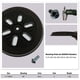 thumbnail image 3 of 150mm Sanding Plate for Bosch GEX 150 AC, PEX 15 AE, GEX 150 Turbo - Compatible with Bosch - Includes Poweka Screws, 3 of 5