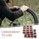 thumbnail image 4 of Kit de reparación de neumáticos de caucho natural (192 piezas), parches antipinchazos para cámaras de bicicleta redondas y cuadradas de 25 mm para bicicletas de montaña y carretera, 4 of 8