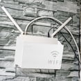 thumbnail image 4 of EASTIN Wireless Wifi Router Shelf Storage Box Wall Mount Plug Organizers (White), 4 of 6