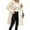White, variant on Women'S Trench Coat Fashion Lapel Double Breasted Thick A Line Pea Coats Jacket with Pockets White XXL