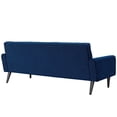 thumbnail image 3 of Modway Delve Performance Velvet Sofa in Navy, 3 of 4