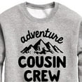 thumbnail image 3 of Instant Message - Adventure Cousin Crew - Toddler & Youth Crewneck Fleece Sweatshirt, 3 of 6